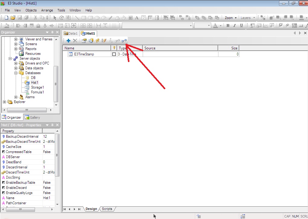 KB26934 Linking a Historic to preexisting table. Elipse Knowledgebase